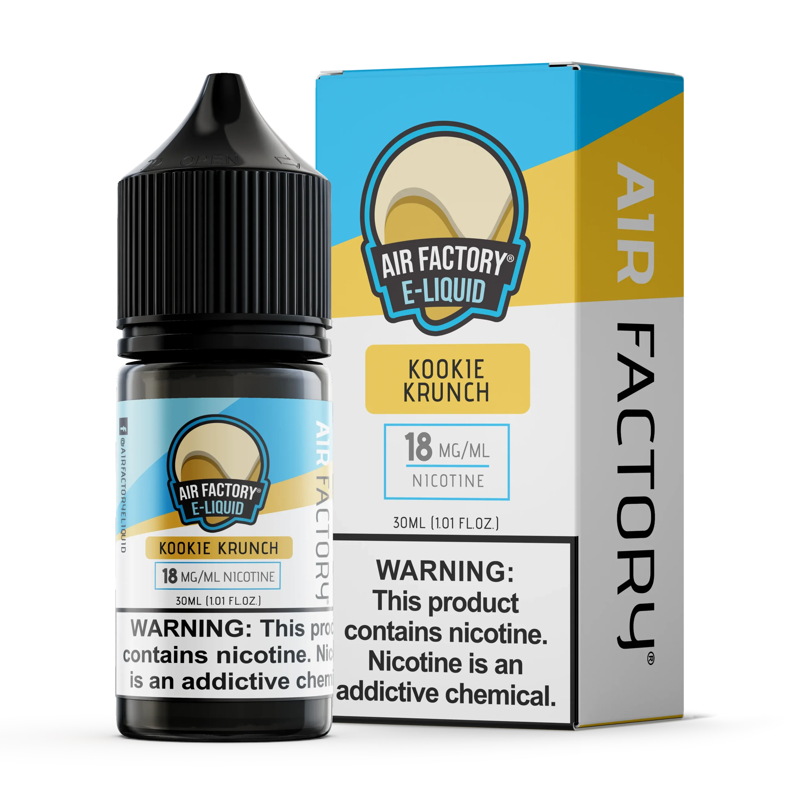 Air Factory Kookie Krunch e-liquid 30ml 18mg nicotine