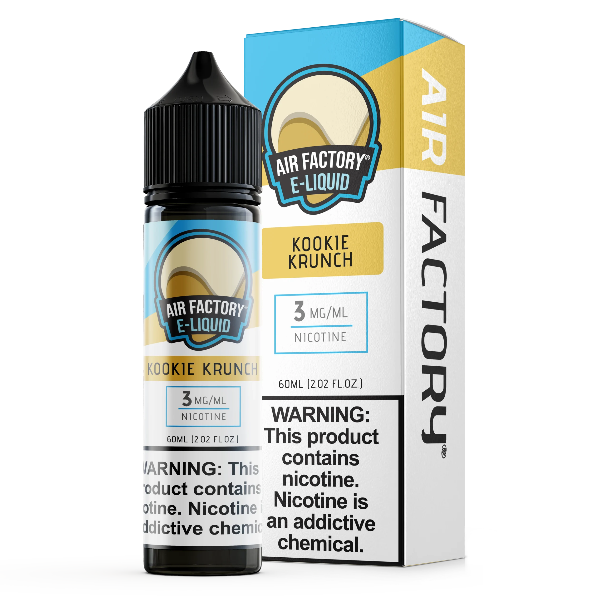 Air Factory Kookie Krunch e-liquid 60ml 3mg nicotine