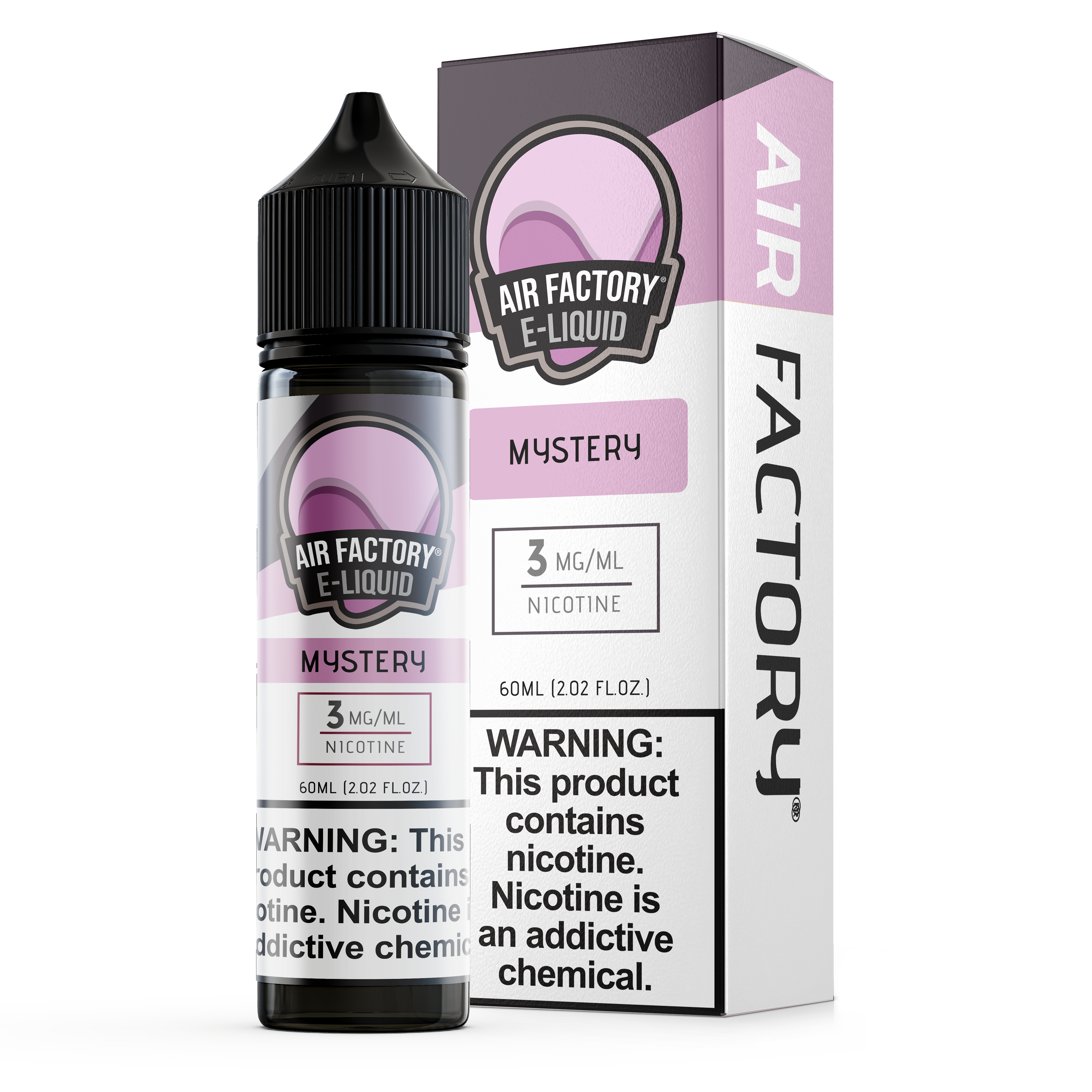 Air Factory Mystery Flavor 60ml e-liquid bottle