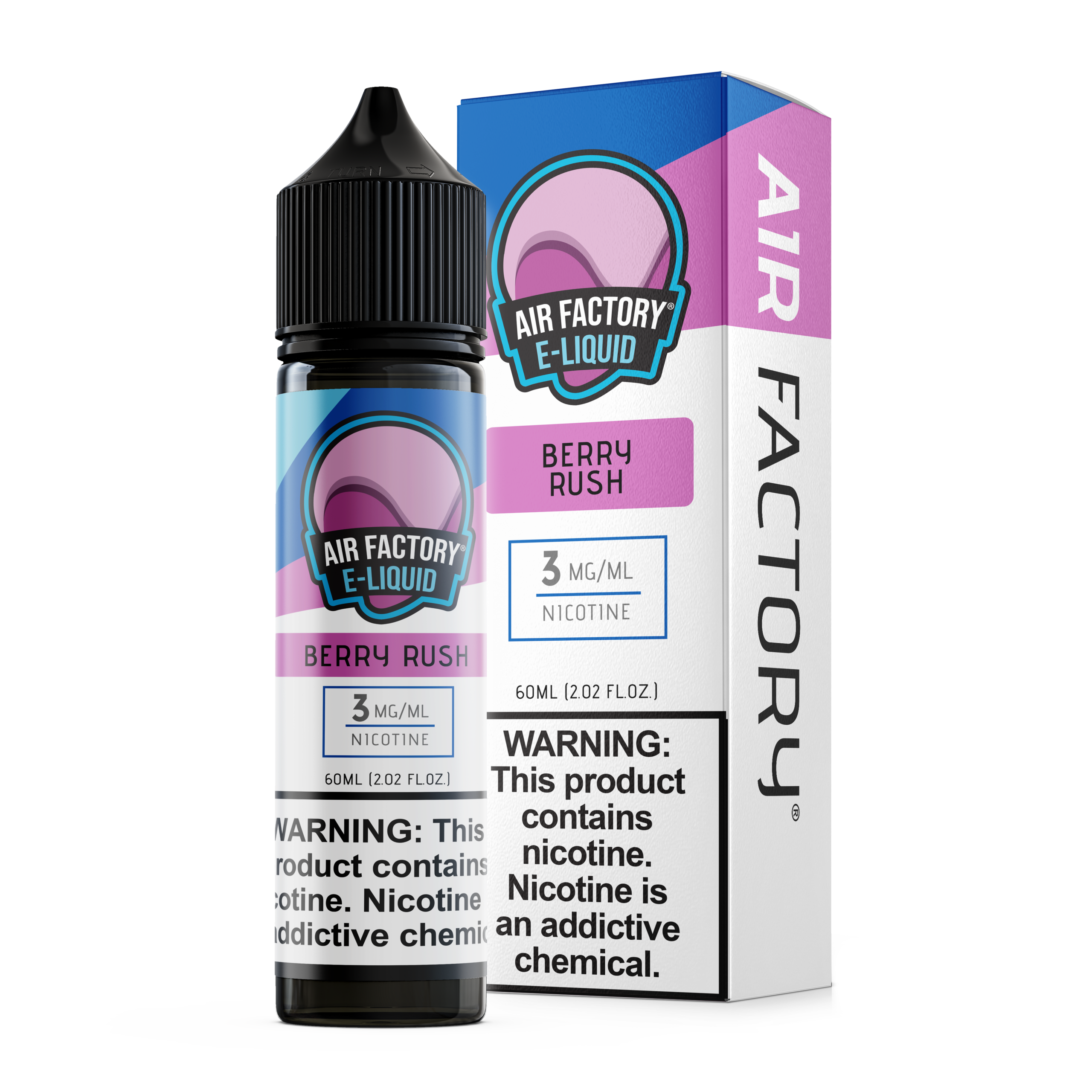 Air Factory Berry Rush e-liquid 60ml 3mg nicotine