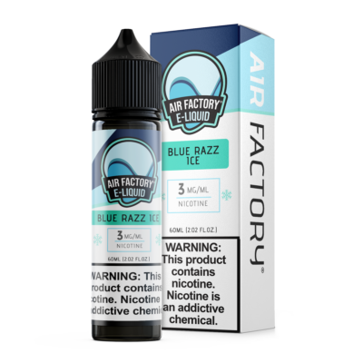 Air Factory Blue Razz Ice e-liquid 60ml 3mg nicotine