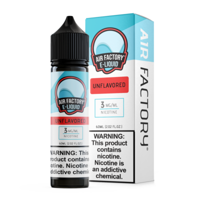 Air Factory Unflavored e-liquid 60ml 3mg nicotine