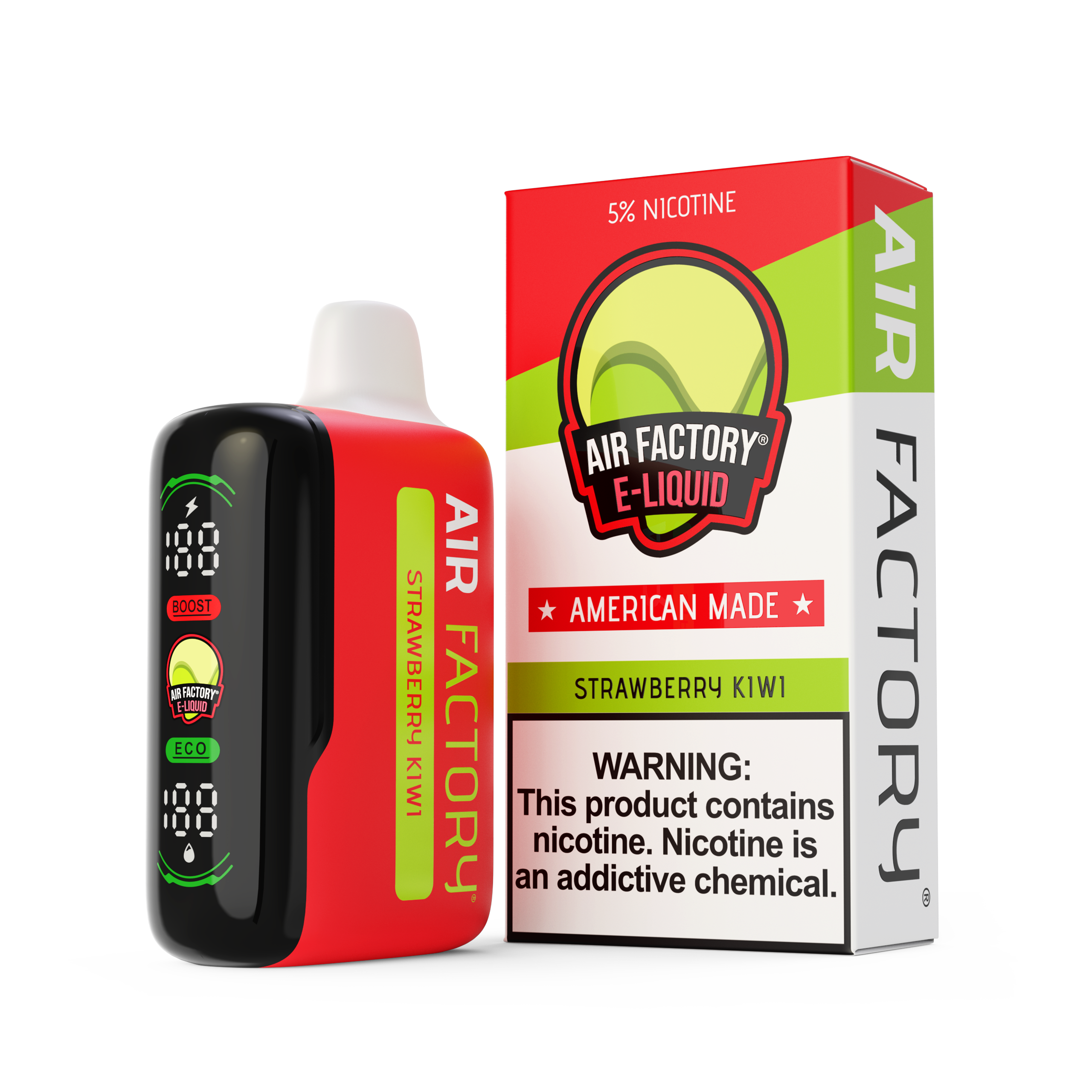Air Factory Strawberry Kiwi e-liquid
